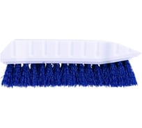 Щетка SYR 5.5x2.5 см ручная, мультифункциональная со скребком белый пластик синяя 992247