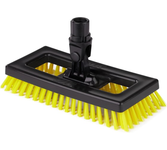Щетка-скраб SYR Deck Scrubber 24см на шарнире для плитки крепл.Interchange желтая 920029 1