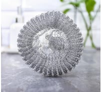 Губка для посуды Raccoon плетеная, металлическая, оцинкованная, 30 гр 4981495