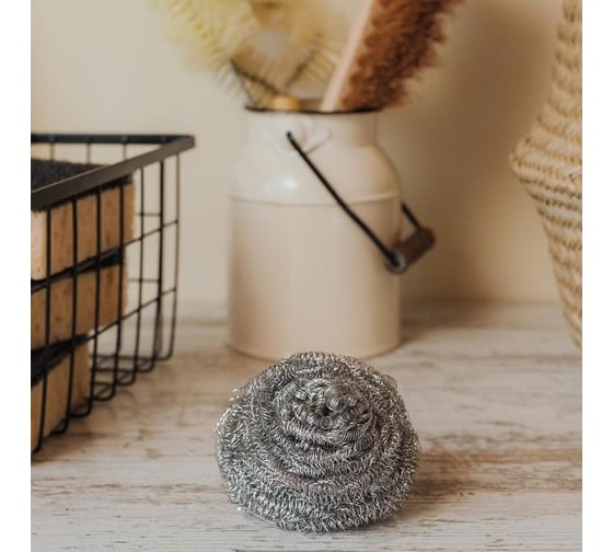 Спираль для посуды Raccoon металлическая, оцинкованная, 30 гр 4981497