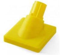 Держатель для меламиновой губки SYR квадратный 7,5 см крепление Interchange желтый 994817