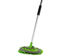 Швабра для пола Dom-Dom с насадкой из микрофибры, с рукояткой 70-160 см 270843