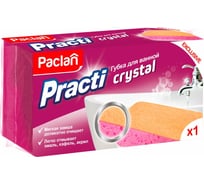 Губка для ванной Paclan Practi Crystal 1 шт 42598453