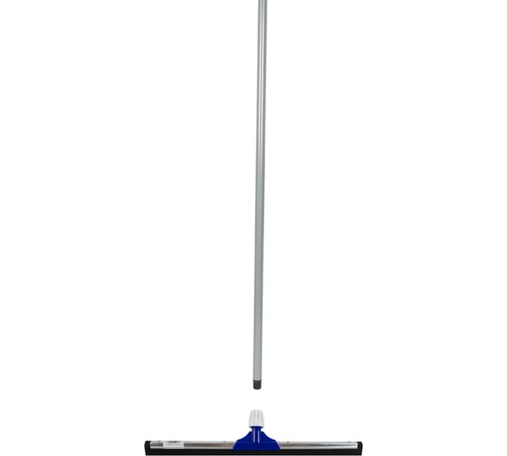 Сгон для пола NV 55см, с рукояткой, черная резина, металлический NV03055 1