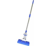 Швабра с отжимом ZALEL нержавеющий хром, 1 ролик М-011В