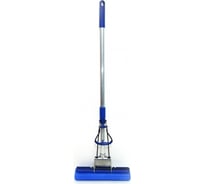 Швабра ZALEL 1 ролик, нержавеющий хром, гнутая М-013В