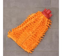 Насадка для швабры Доляна Юбочка букли микрофибра,150 грамм, цвет микс 1857925