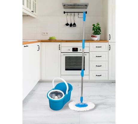 Швабра с отжимом и ведром SOKOLTEC S600BL 13203056