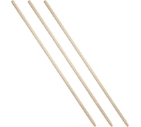 Комплект деревянных черенков с еврорезьбой, D=25 мм, длина 1200 мм, 3 шт YOZHIK ЧР/120/3