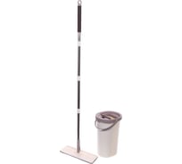 Набор для уборки Селфи Золушка ведро с отжимом, швабра, две насадки, в цветной коробке ZY018 923-164