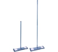 Швабра с насадкой из микрофибры Селфи синяя насадка букли 100гр. 965-430