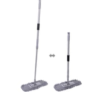 Швабра с насадкой из микрофибры Селфи насадка 120гр Gray 965-473