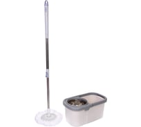 Набор для уборки Селфи Мастер ведро, швабра, две насадки в цветной коробке 923-167