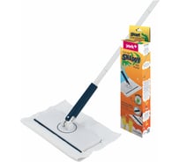 Швабра YORK Снэппи с автозахватом с 1 салфеткой 30см. в комплекте 082230