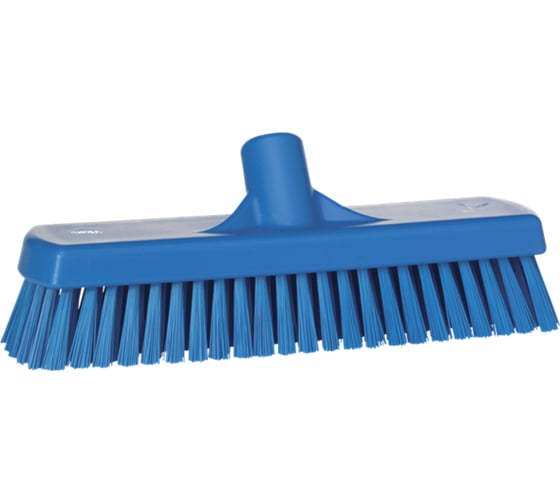 Щетка для мытья полов и стен Vikan 305 мм, жёсткий ворс, синий цвет 70603 1