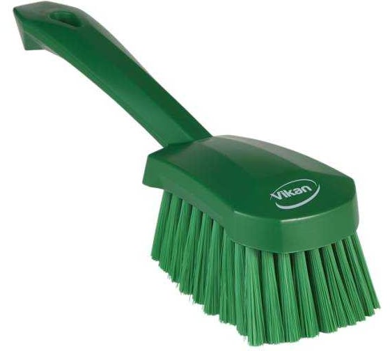 Щетка для мытья с короткой ручкой Vikan 270 мм, мягкий, зеленый цвет 41982 1