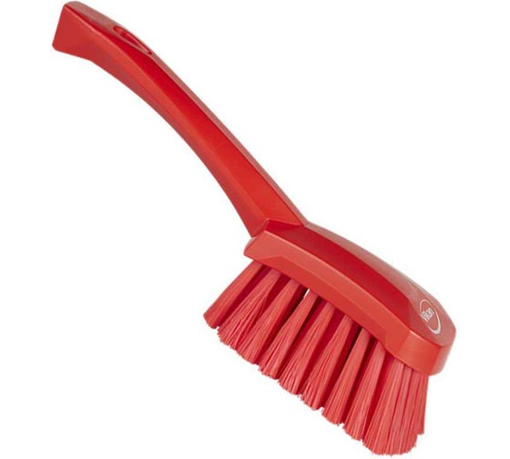 Щетка для мытья с короткой ручкой Vikan 270 мм, мягкий, красный цвет 41984 1