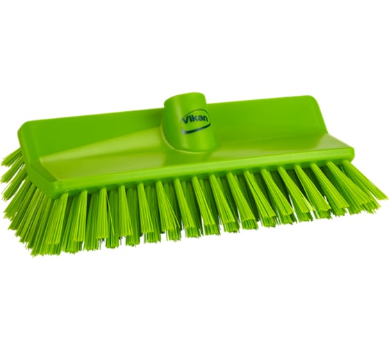 Щетка с изогнутой под углом колодкой Vikan 265 мм, средний ворс, лаймовый 704777 1