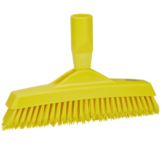 Щетка-скраб для чистки щелей и труднодоступных мест Vikan 225 мм, супер жесткая, желтый цвет 70406 1