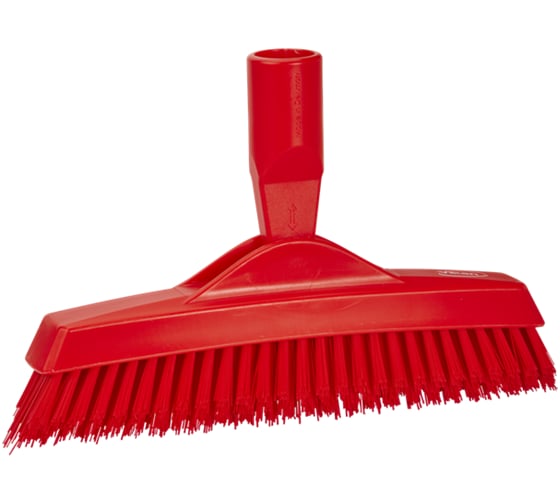 Щетка-скраб для чистки щелей и труднодоступных мест Vikan 225 мм, супер жесткая, красный цвет 70404 1