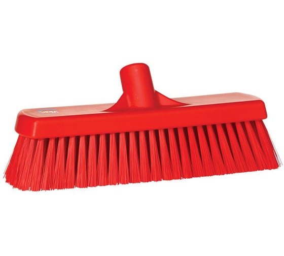 Щетка для подметания Vikan 300 мм, средний ворс, красный цвет 70684 1