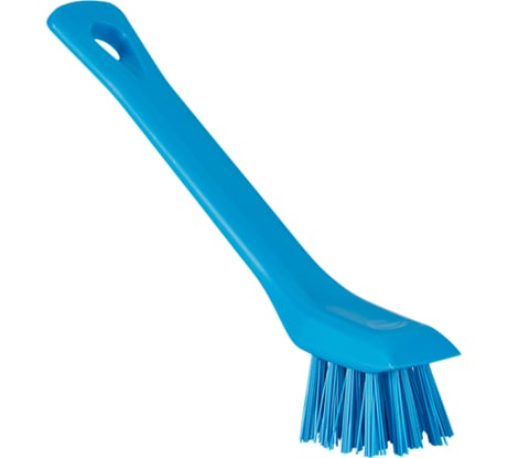 Щетка для чистки деталей с краем-скребком Vikan 150 мм, жесткий, синий цвет 39513