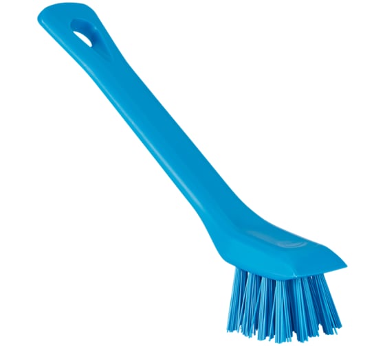 Щетка для чистки деталей с краем-скребком Vikan 150 мм, жесткий, синий цвет 39513 1