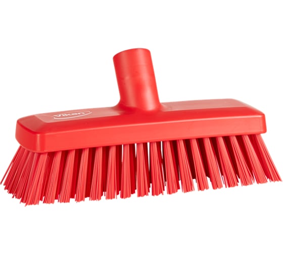 Компактная щетка для пола и стен Vikan 225 мм, жесткий, красный цвет 70424 1