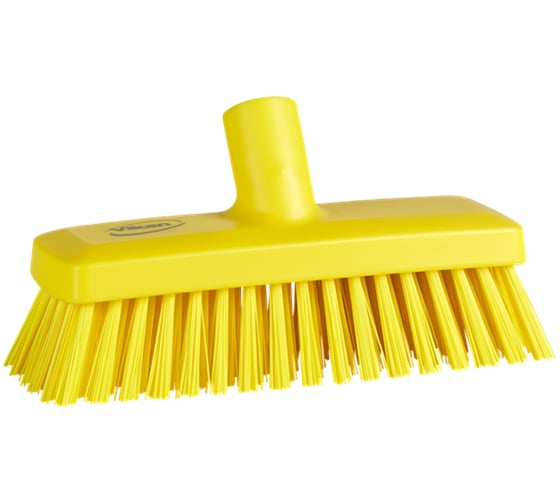 Компактная щетка для пола и стен Vikan 225 мм, жесткий, желтый цвет 70426 1