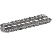 Микрофибровый моп для влажной уборки Vikan Damp 47, темный, крючок и петелька, 40 см, серый цвет 548549