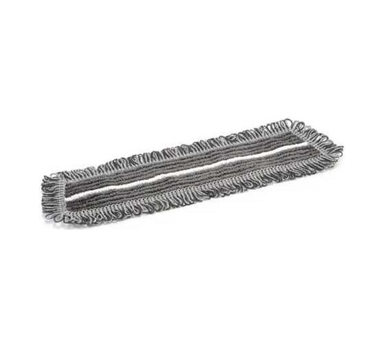 Микрофибровый моп для влажной уборки Vikan Damp 47, темный, крючок и петелька, 40 см, серый цвет 548549 1