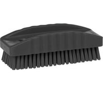 Щетка ручная Vikan S, 130 мм, жёсткий ворс, черный цвет 64409