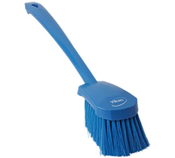 Щетка с длинной ручкой Vikan 415 мм, мягкий ворс, синий цвет 41813 1