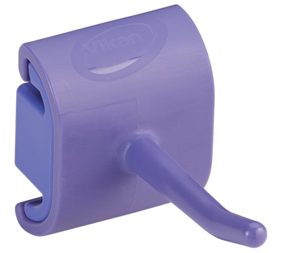 Гигиеничное настенное крепление и одинарный крюк Vikan 41.5 мм, фиолетовый цвет 10128 1
