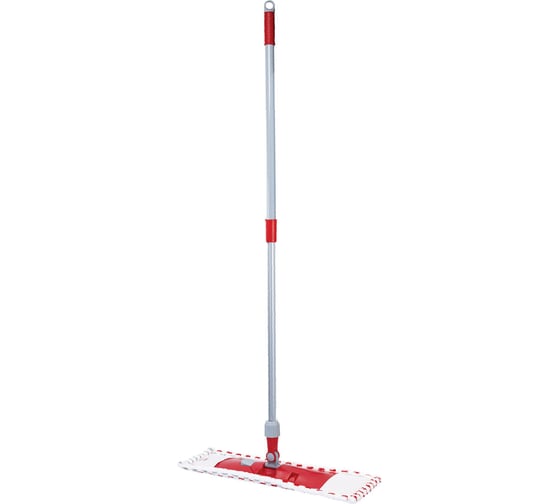 Швабра PERKLIN с флаундером 50см, черенок 75-130см, МОП микрофибра/абразив (тип К) 700982 1