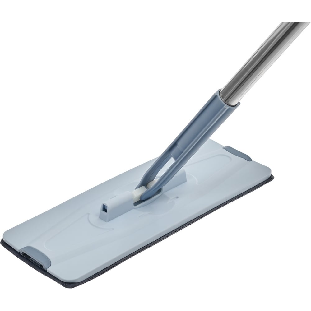 Швабра с вертикальным отжимом BRADEX 21.5x18x37.5 см, пластик, голубая ...