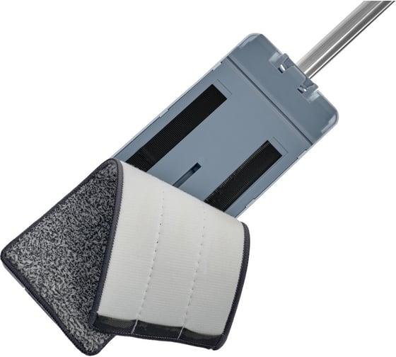Швабра с вертикальным отжимом BRADEX 21.5x18x37.5 см, пластик, голубая TD 0756