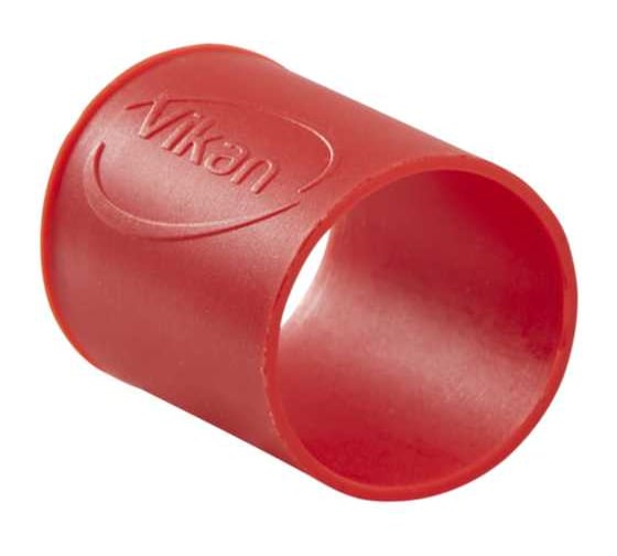 Силиконовое цветокодированное кольцо Vikan 5 шт, D26 мм, красный цвет 98014 1