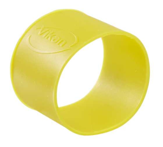Силиконовое цветокодированное кольцо Vikan 5 шт, D40 мм, желтый цвет 98026 1