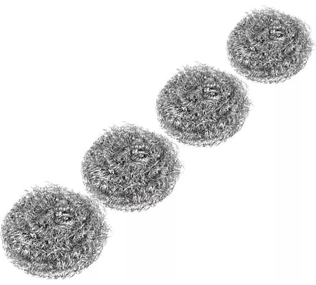 Набор металлических губок VETTA 4 шт, спираль, 15 г 441-111