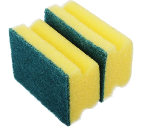 Набор губок для мытья посуды VETTA Профи 2 шт, 8.5x6.5x4.3 см 441-085