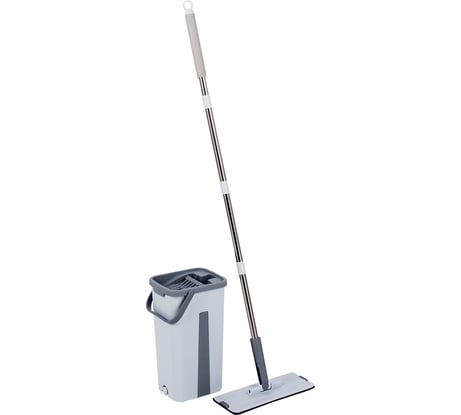 Комплект для уборки Rosenberg швабра и ведро для отжима R-800059 blue