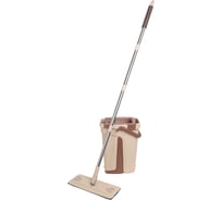 Швабра и ведро с отжимом для мытья пола SKIPER 10 литров (комплект) 00-00030232