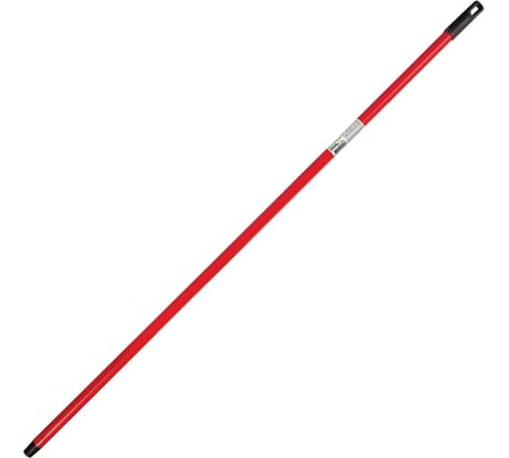Черенок для инвентаря 120см еврорезьба металлопласт 0,3мм красный BOOMHOUSE STANDART 702231