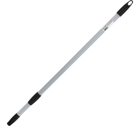 Черенок телескопический для инвентаря 70-120см еврорезьба металлопластик серый BOOMHOUSE STANDART 702234