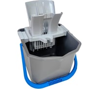 Комплект для уборки пола РОСМОП ведро 25 л с синей ручкой, фиксаторы, WRQL Pro-25L