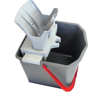 Комплект для уборки пола РОСМОП ведро 25 л с красной ручкой, фиксаторы, WRQL Pro-25LR