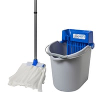 Комплект для уборки пола РОСМОП синий (BRM, WRВ, ТН-120, держатель Кентукки и моп Кентукки спанлейс) Слайд С