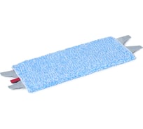 Моп микрофибра РОСМОП голубой меланж, 35 см, язык с кнопками NMMС-35-M