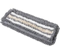 Моп петельный комбинированный РОСМОП серый, 40 см, язык с кнопками NMVP-40-M